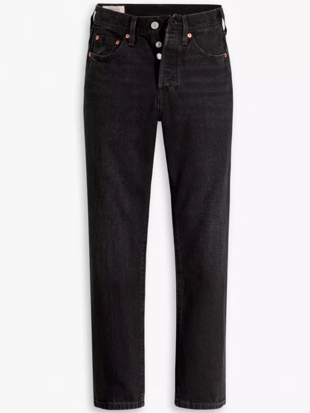 Levi's® Premium 501® Original Fit Selvedge Women's Jeans in Past Curfew - Black